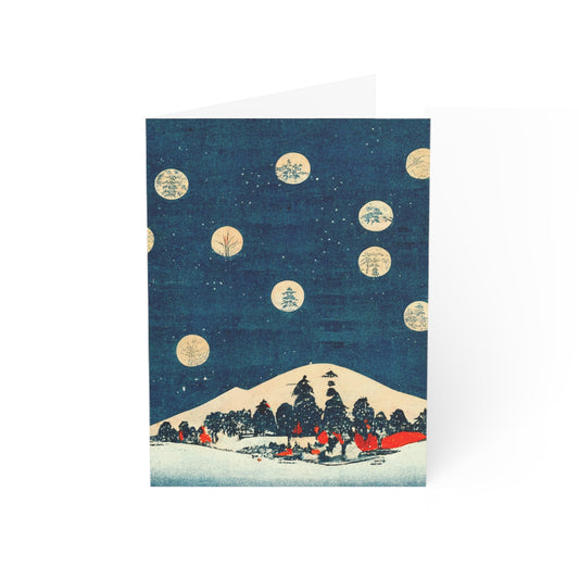 Many Moons Holiday Greeting Card